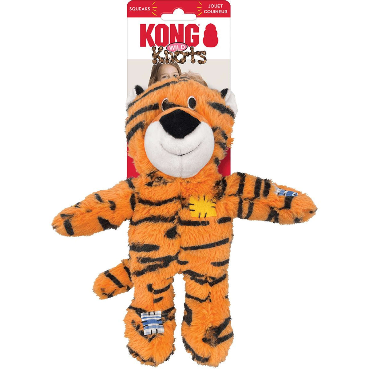 KONG Dog Toy Wild Knots Tiger