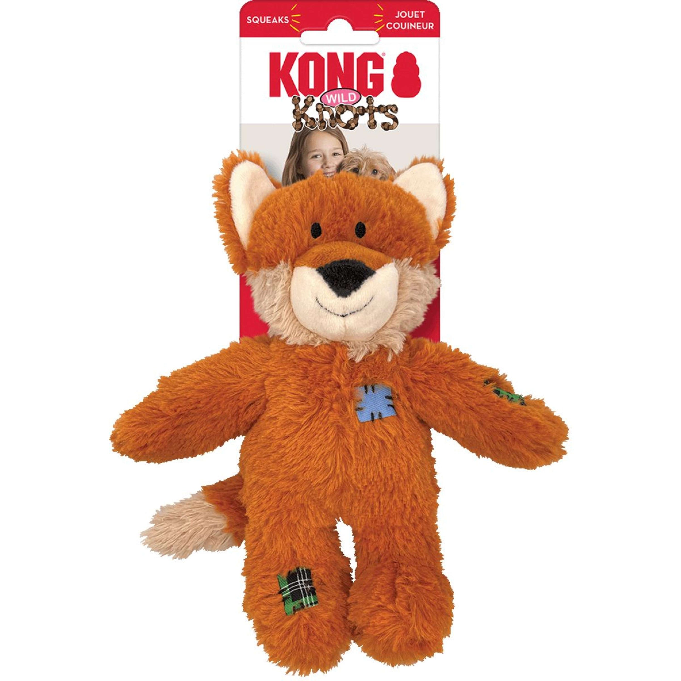 KONG Dog Toy Wild Knots Fox