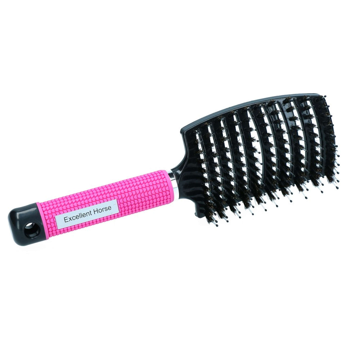 Excellent Mane & Tail Brush Horse Supreme Pink/Black