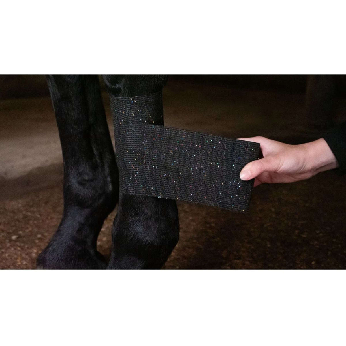 Excellent Bandage Animal Profi Glitter Black