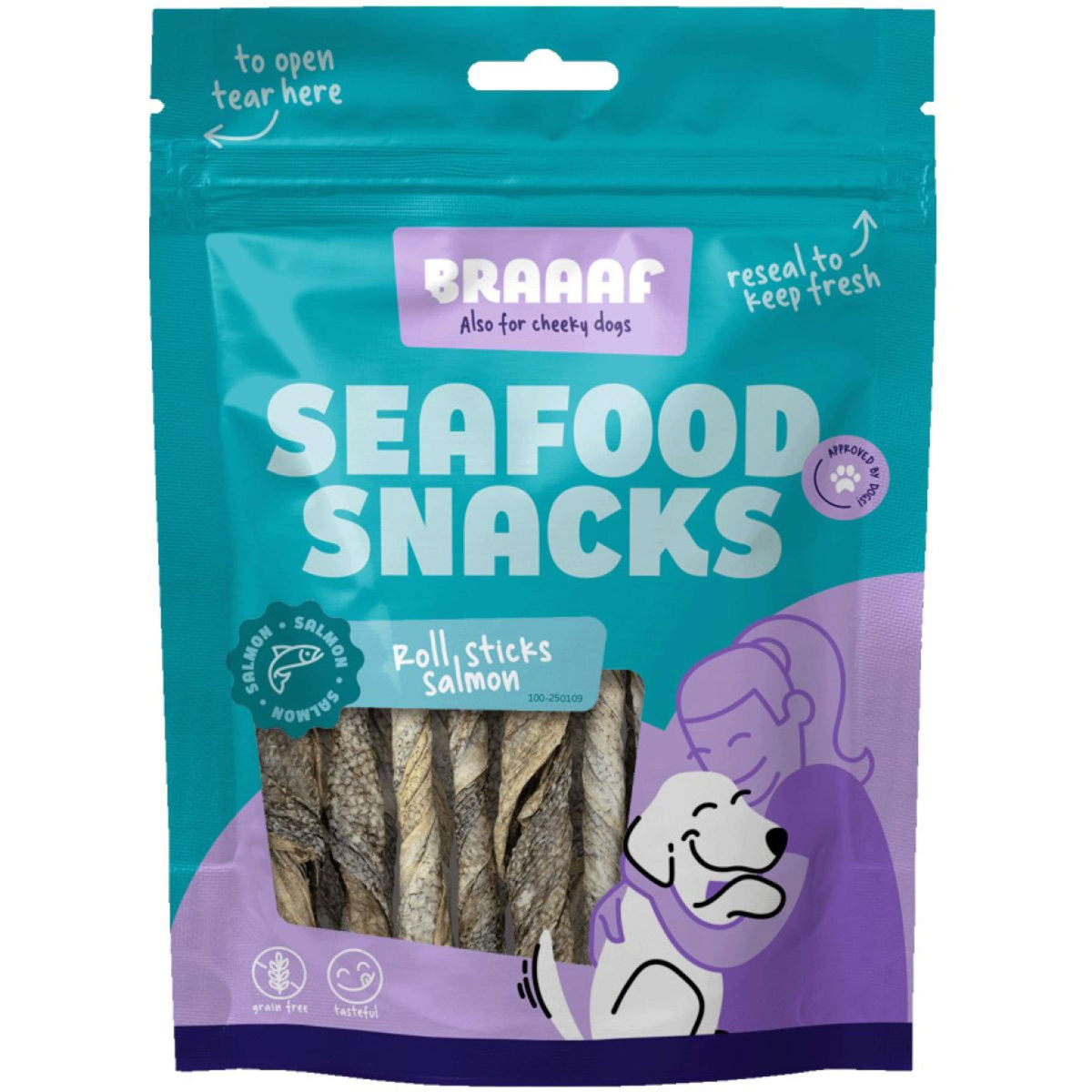 Braaaf Salmon Roll Sticks 12cm