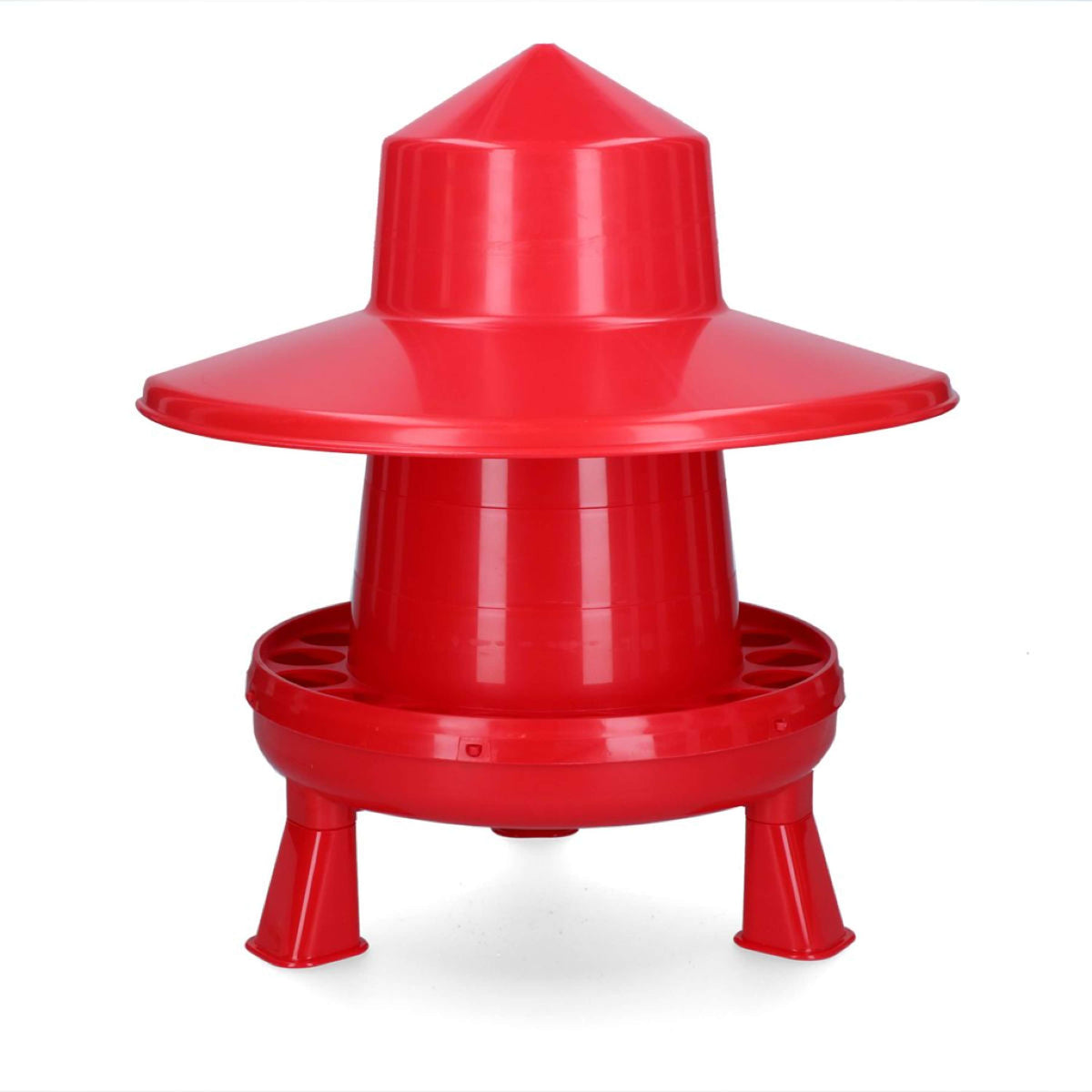 Gaun Poultry Feeding Tower Red