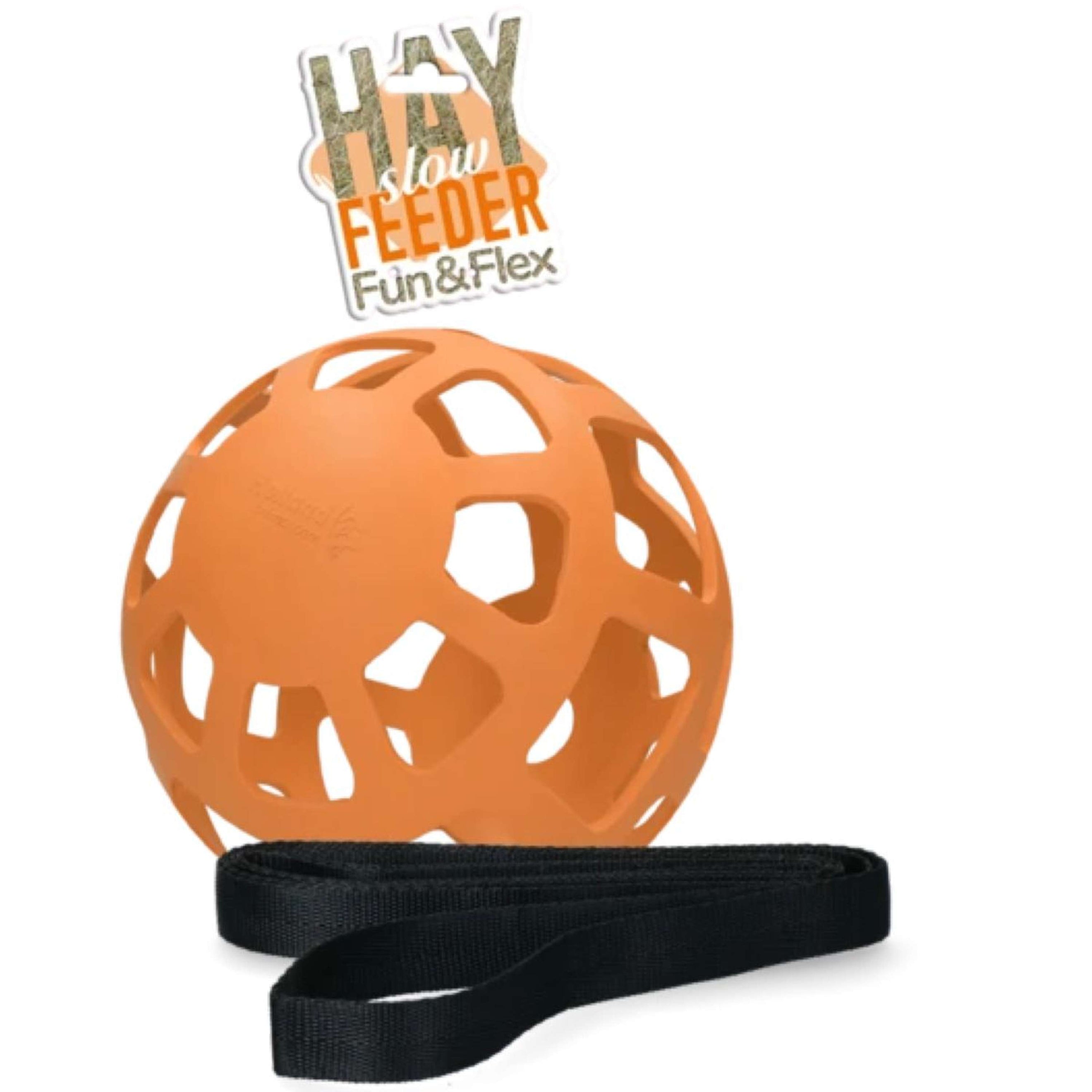 Excellent Hay Slowfeeder Fun and Flex Orange Excellent Hay Slowfeeder Fun and Flex Orange