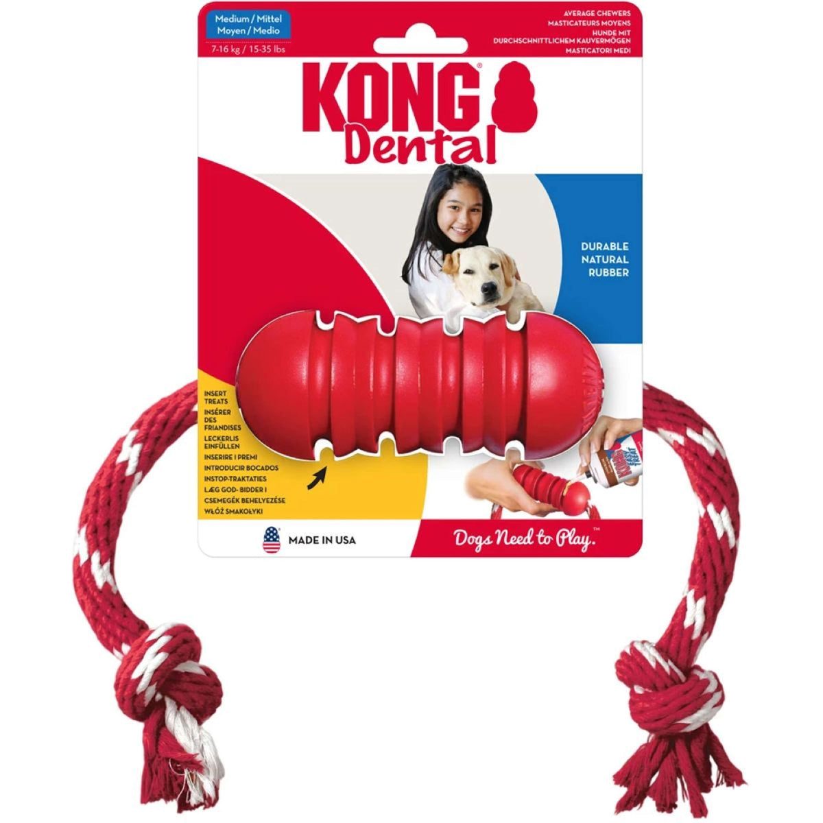 KONG Chewing Toys Dental Rope