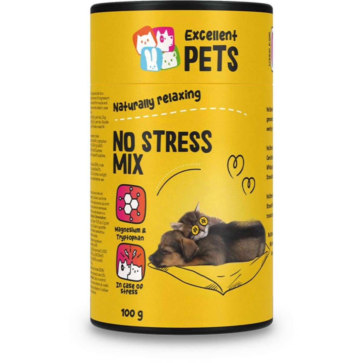 Excellent No Stress Mix Dog/Cat