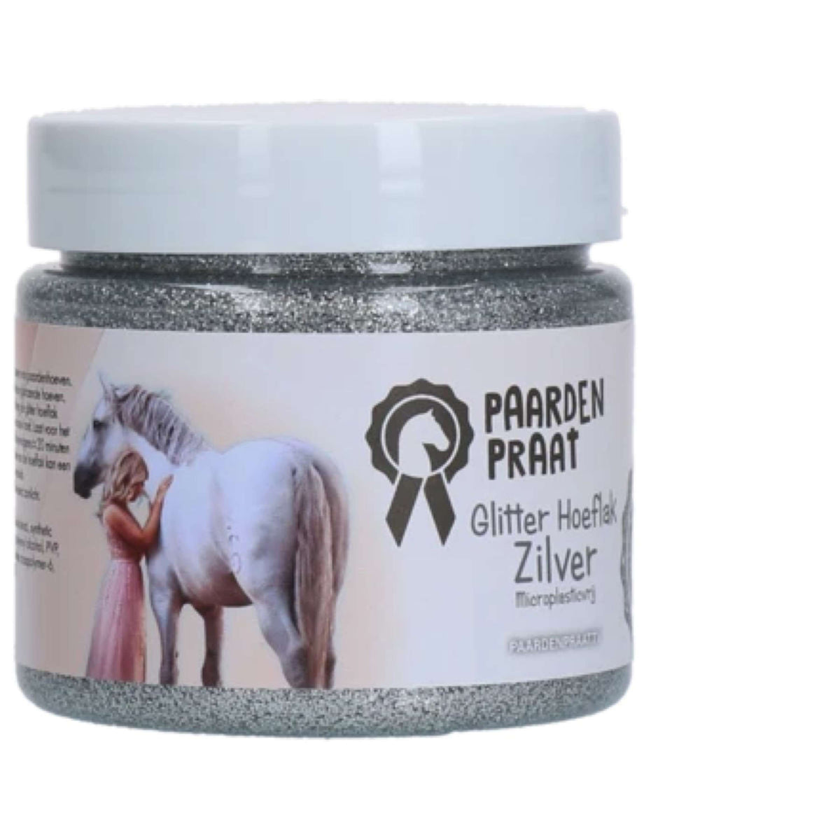 Paardenpraat Hoof Polish Glitter Silver