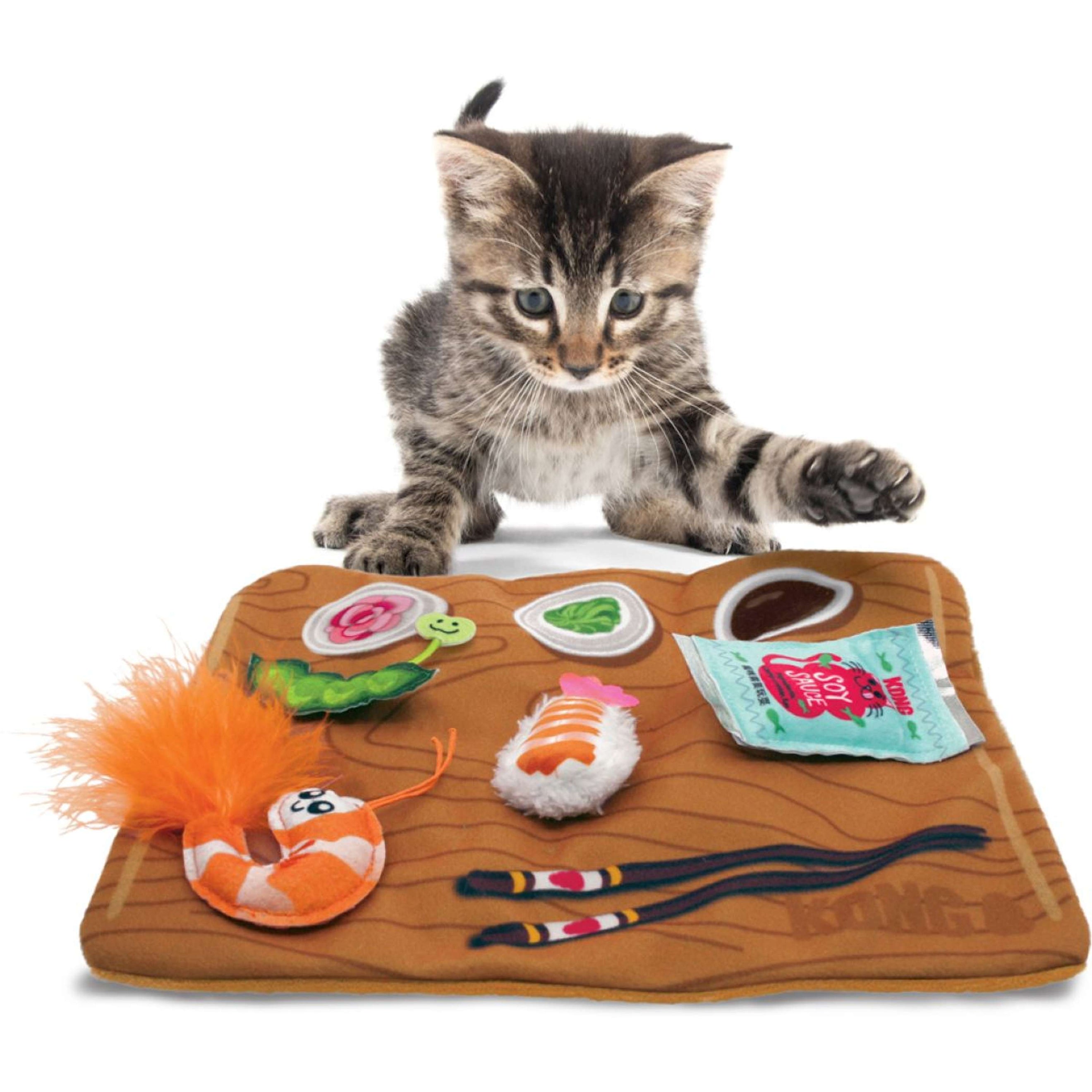 KONG Interactive Toy Pull-A-Partz Sushi