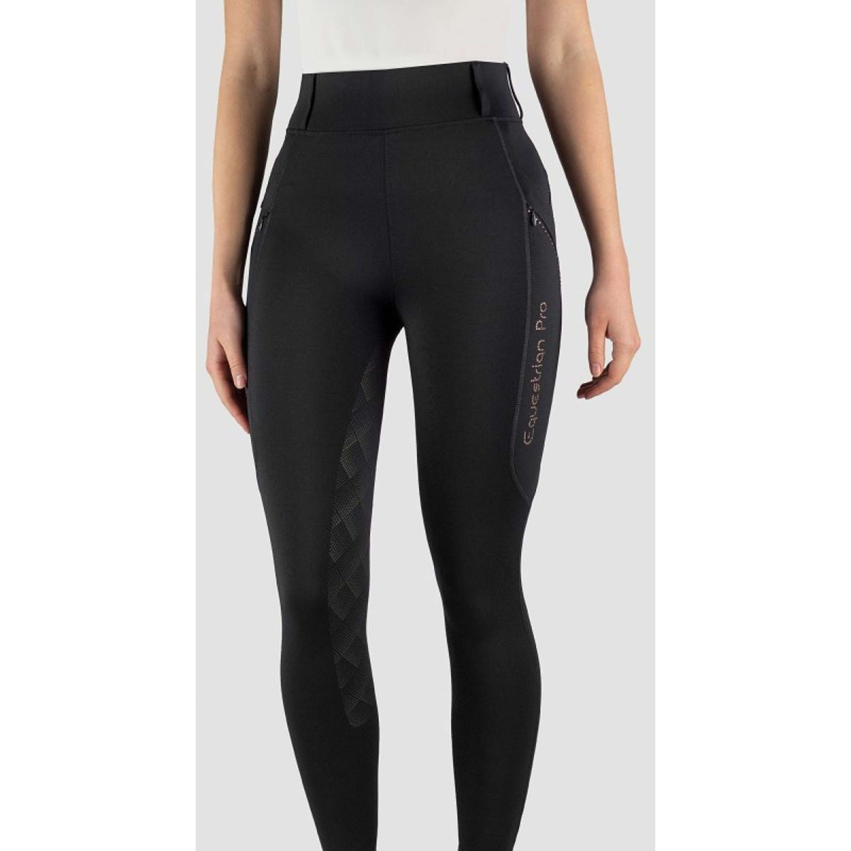 HORKA Riding Legging Momentum Black/Rosegold