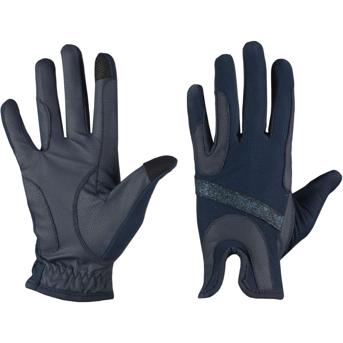 HORKA Riding Gloves Summer Sparkle Children Blue