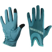 HORKA Riding Gloves Summer Sparkle Blue Coral