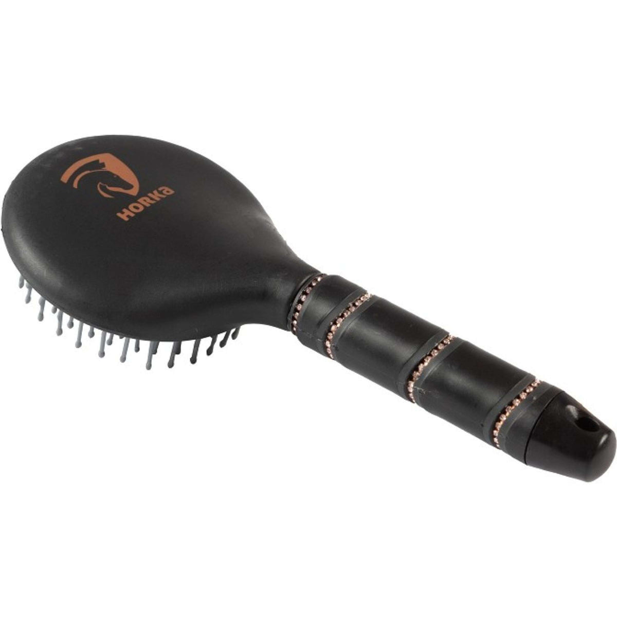 HORKA Tail and Mane Brush Diamant Black/Rose