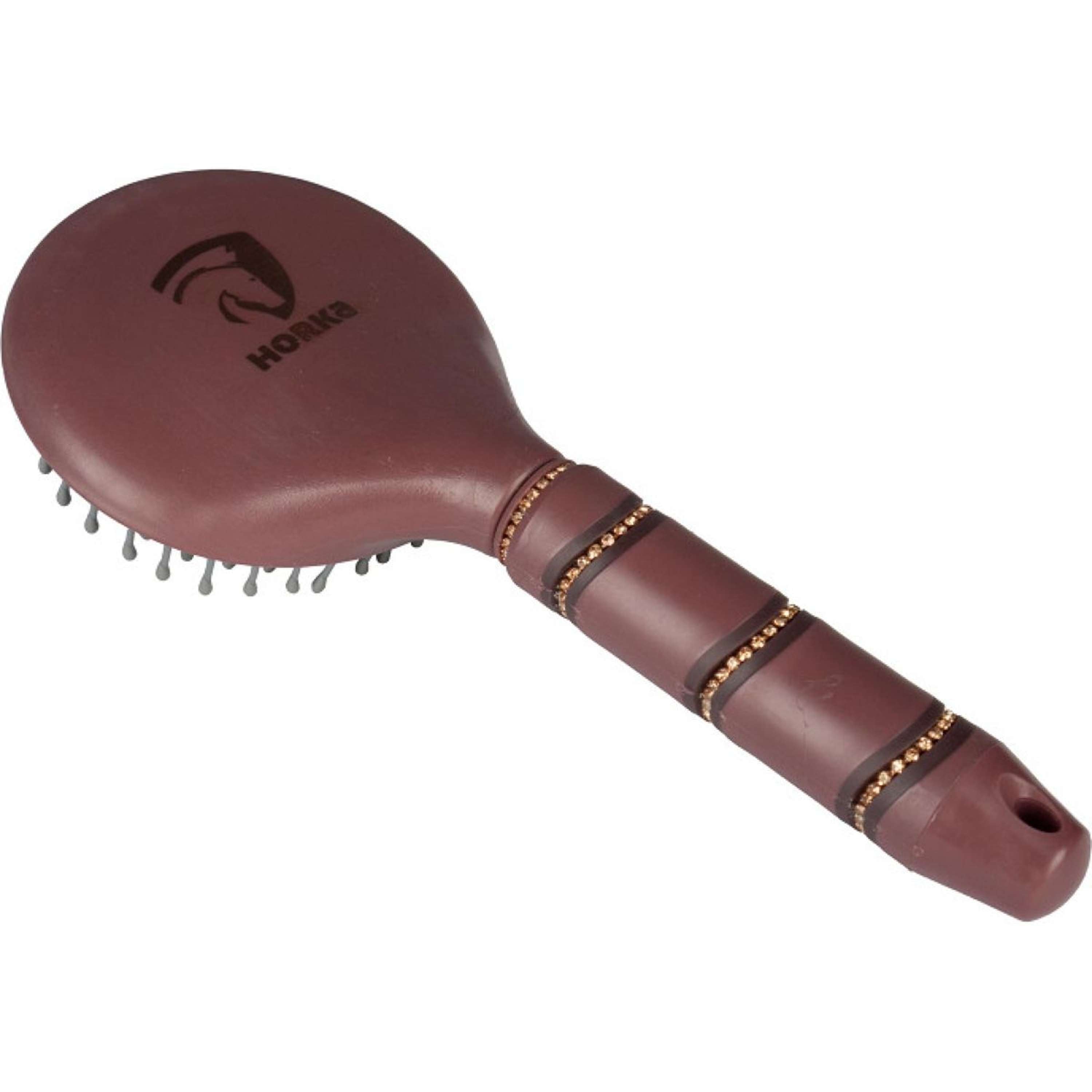 HORKA Tail and Mane Brush Diamant Deep Ruby