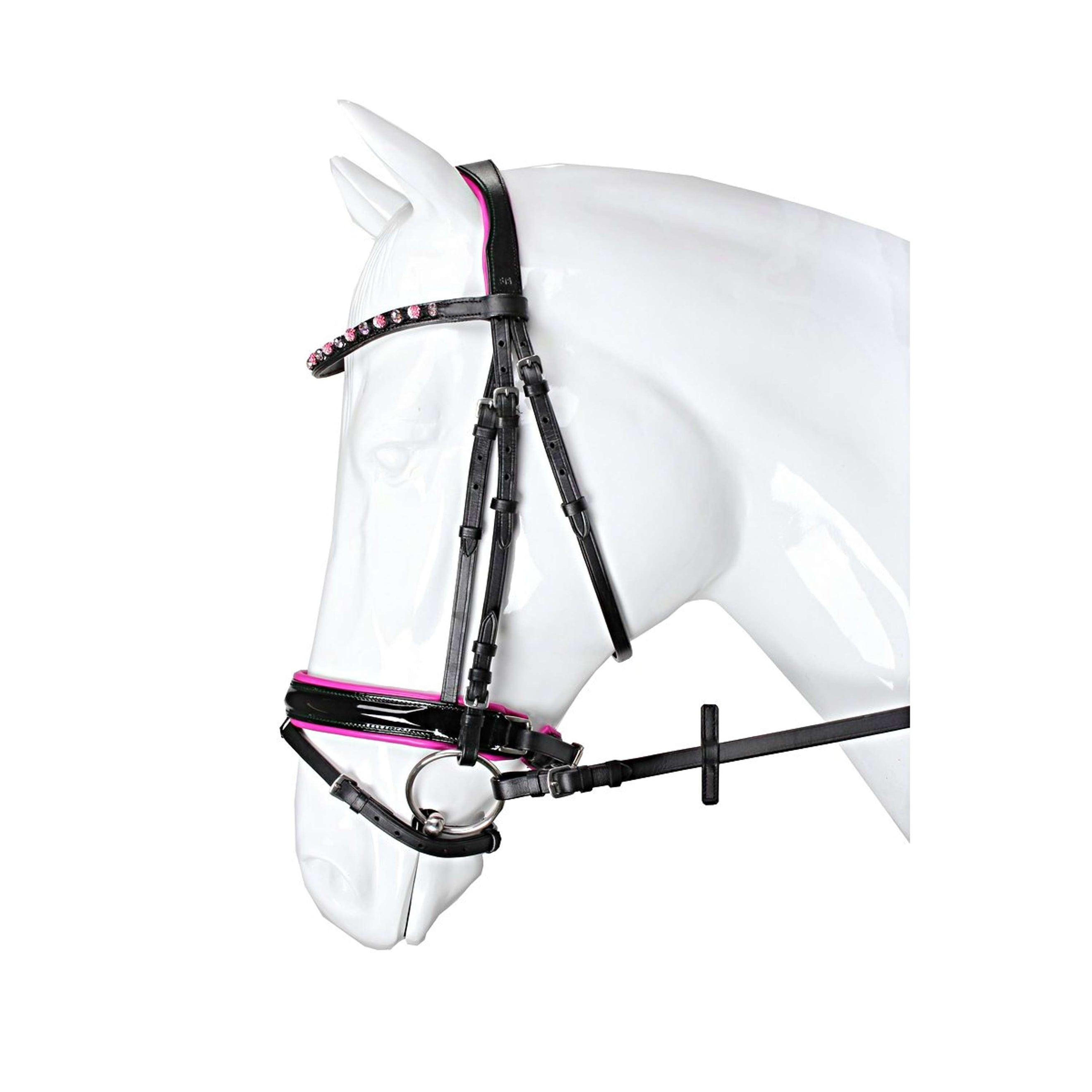 Horka Bridle Flamingo Pink