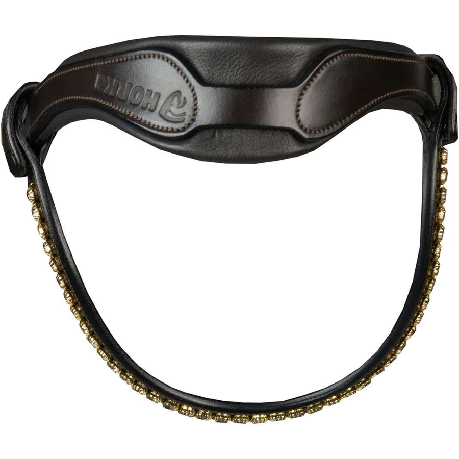 HORKA Double Bridle Las Vegas Brown/Gold