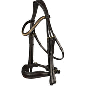 HORKA Double Bridle Las Vegas Brown/Gold