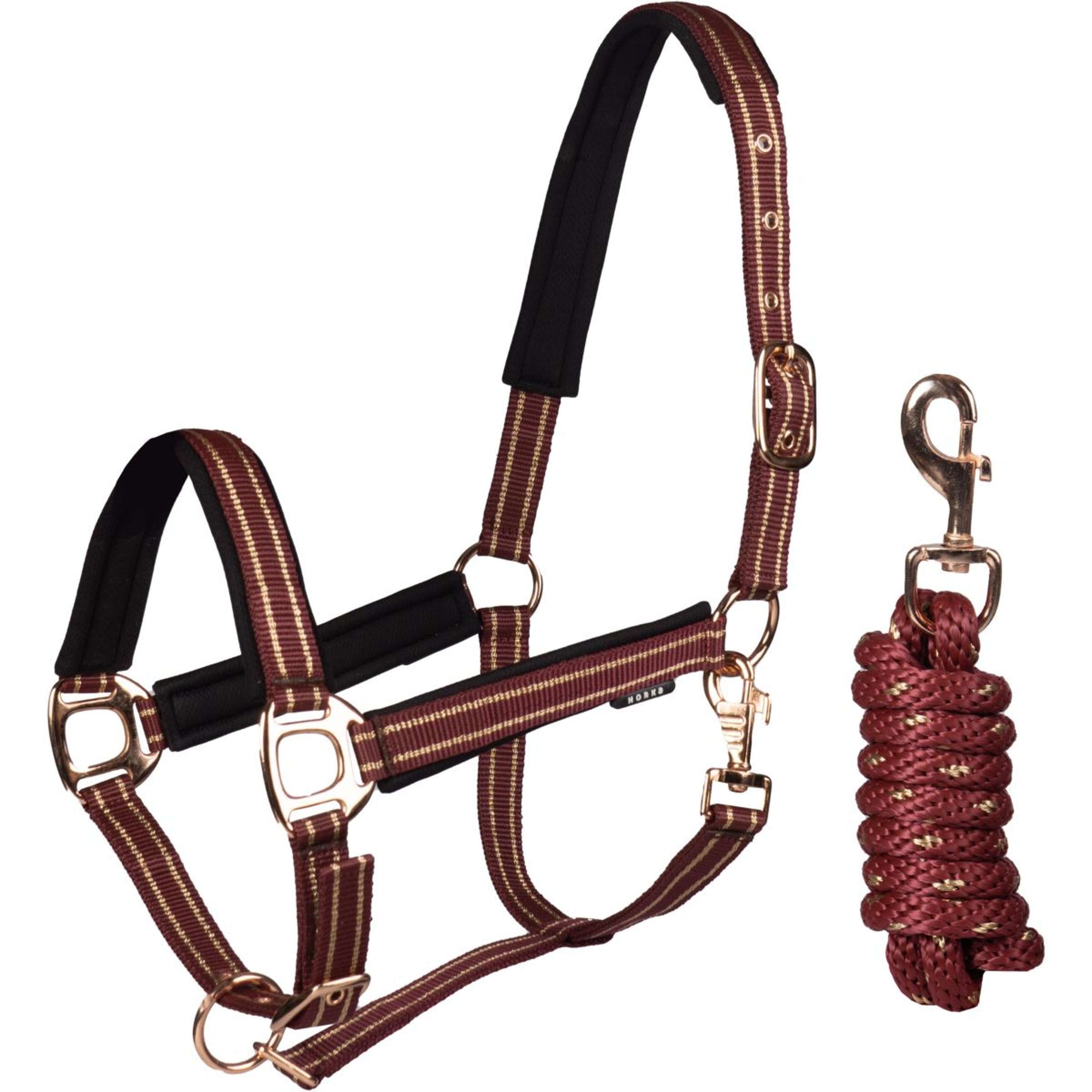 Horka Head Collar Set Deluxe Bordeaux