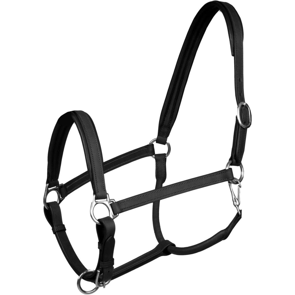 HORKA Halter Stockholm Leather Black/Silver