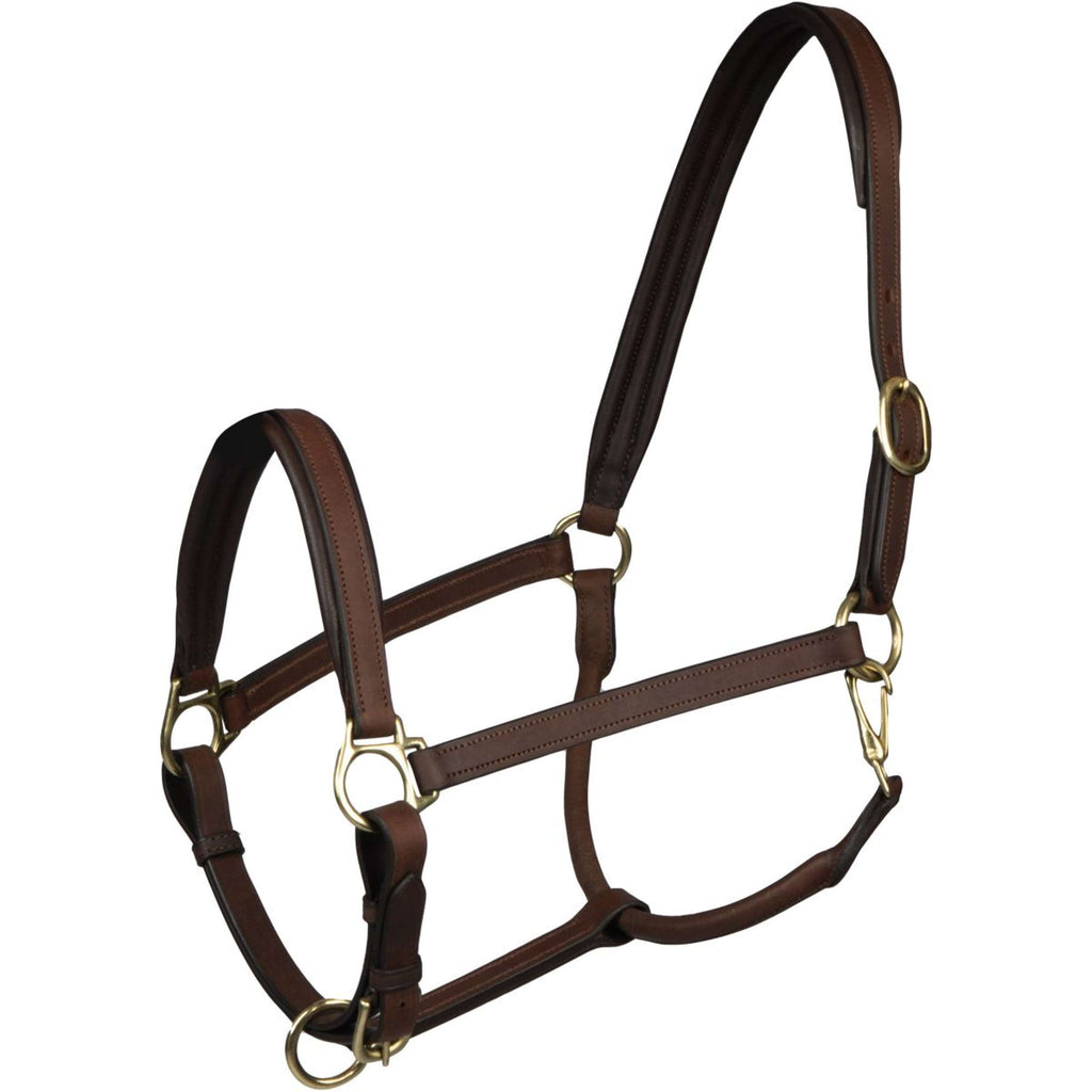HORKA Halter Stockholm Leather Brown/Gold