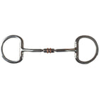 HORKA Eggbut Snaffle Copper Roll 14mm Double Jointed Stainless Steel