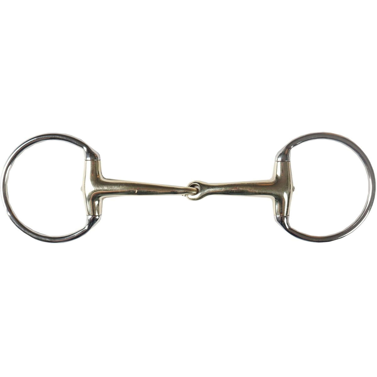 HORKA Eggbut Snaffle 14mm with Rhinestones Goldbrass