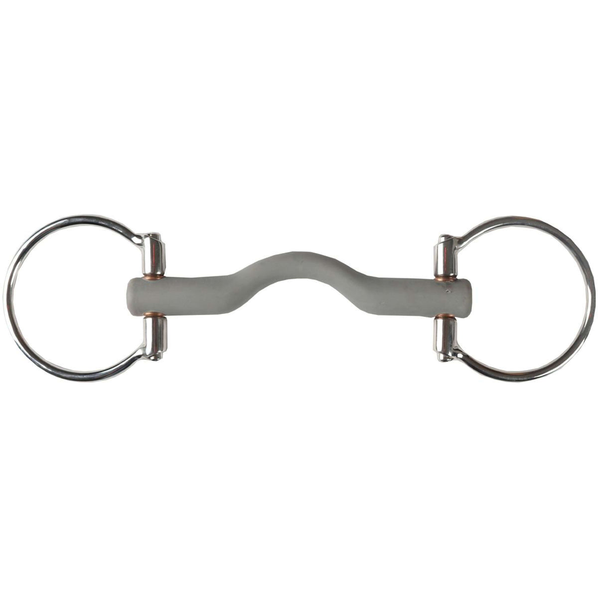 HORKA Eggbut Snaffle 20mm Rubber with a Tongue Port