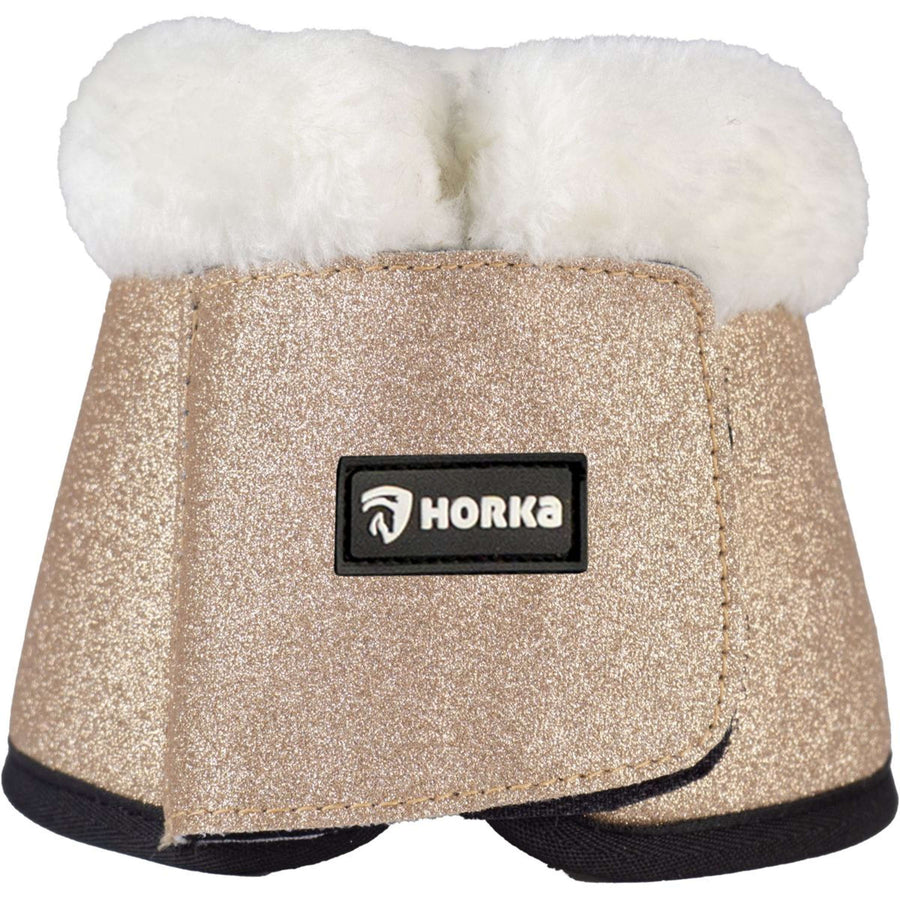 HORKA Bell Boots Glitter Rose Gold