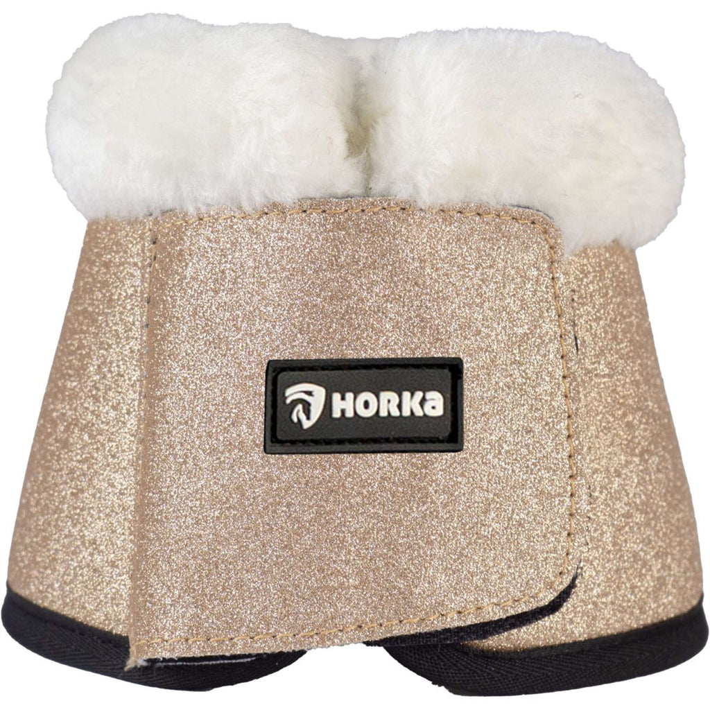 HORKA Bell Boots Glitter Rose Gold