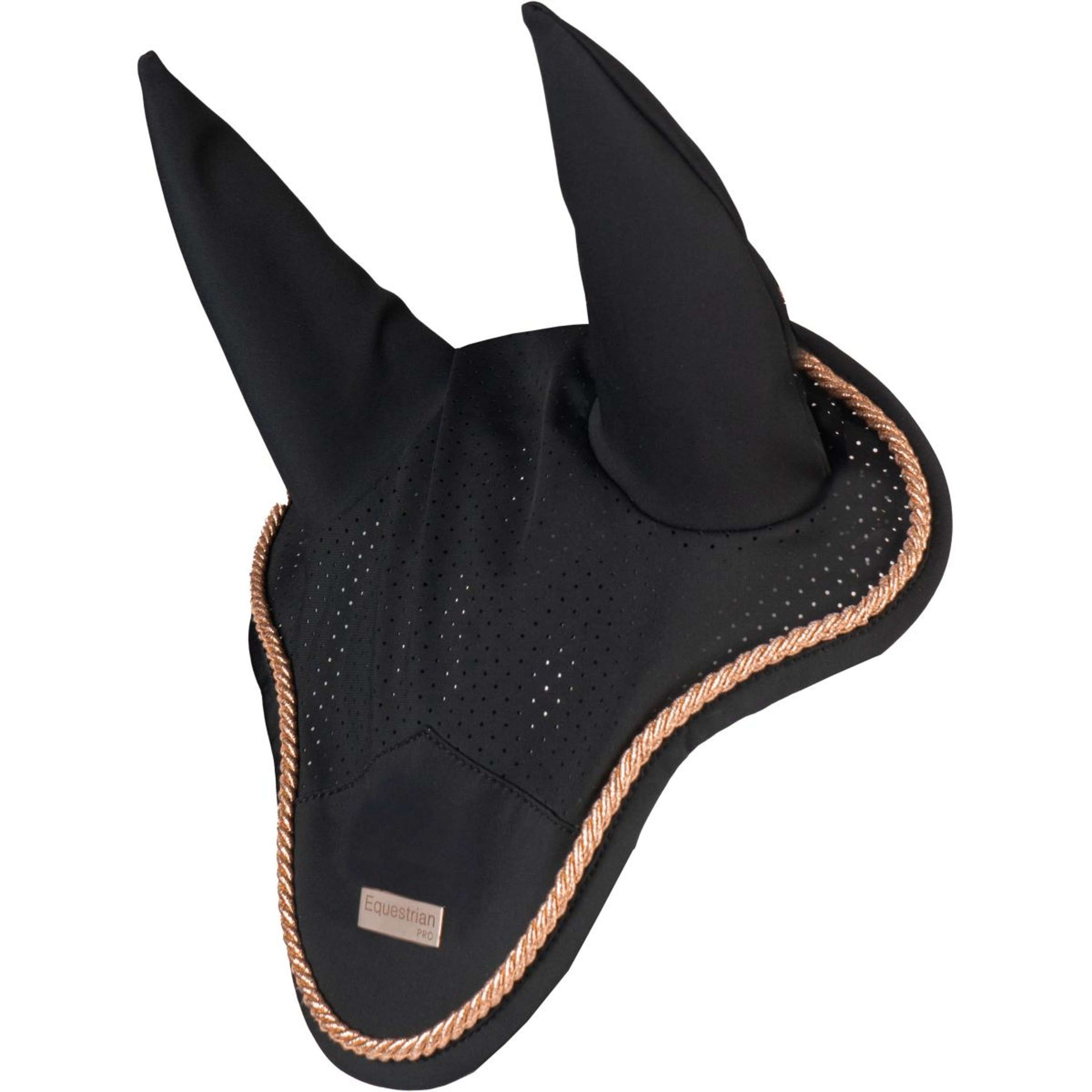 Horka Ear Bonnet Deluxe Black/Rose