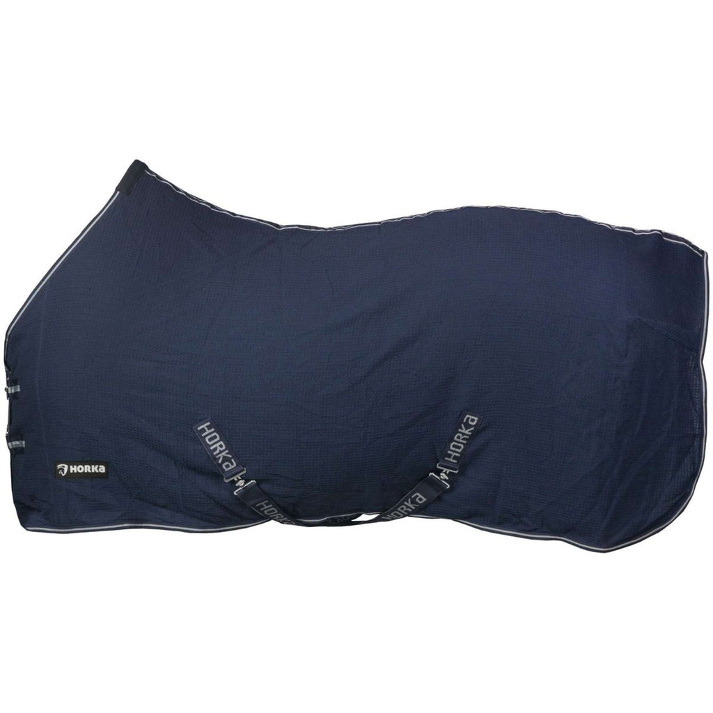 HORKA Sweat Rug Wafflecotton Blue