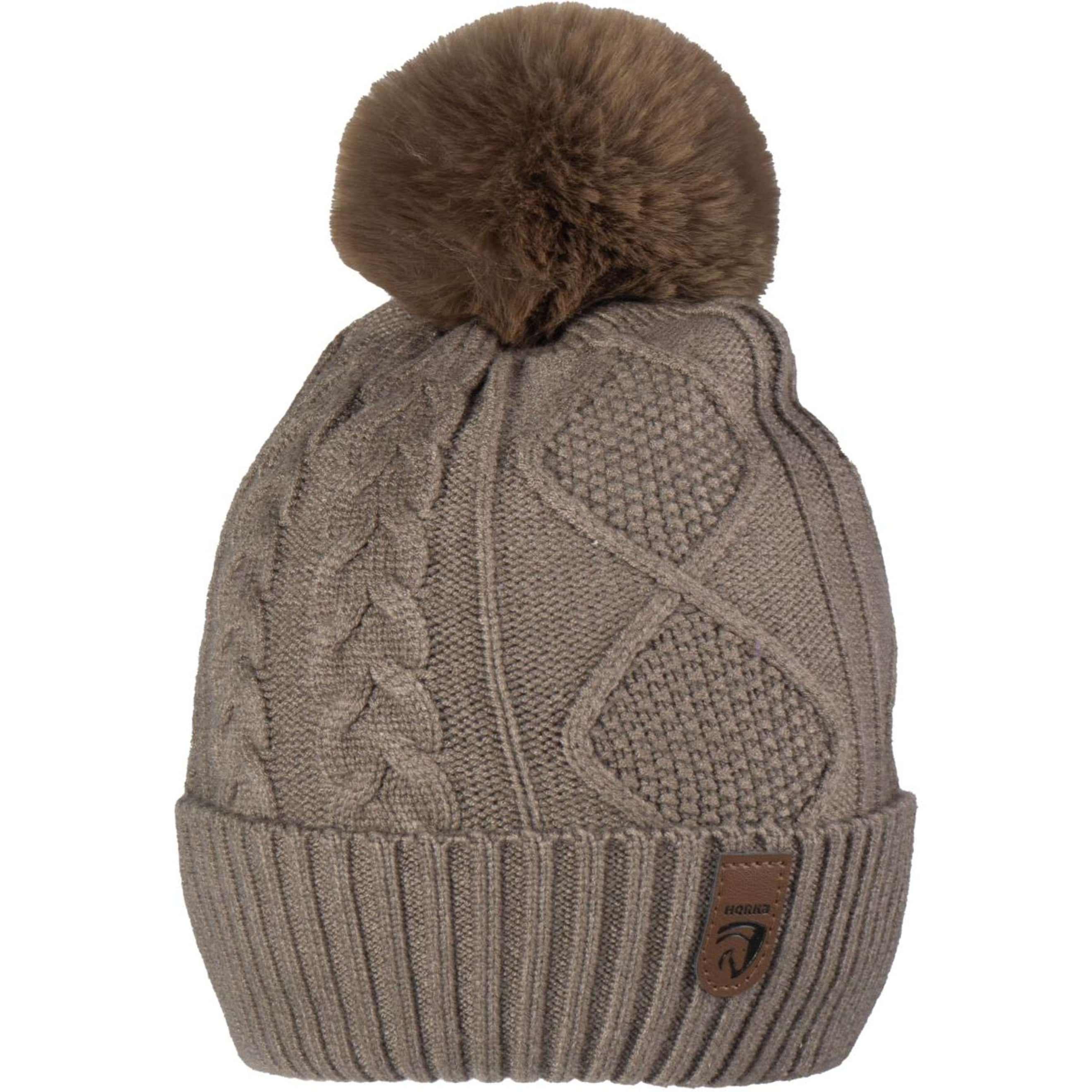 HORKA Cap Knitted Coffee-Brown