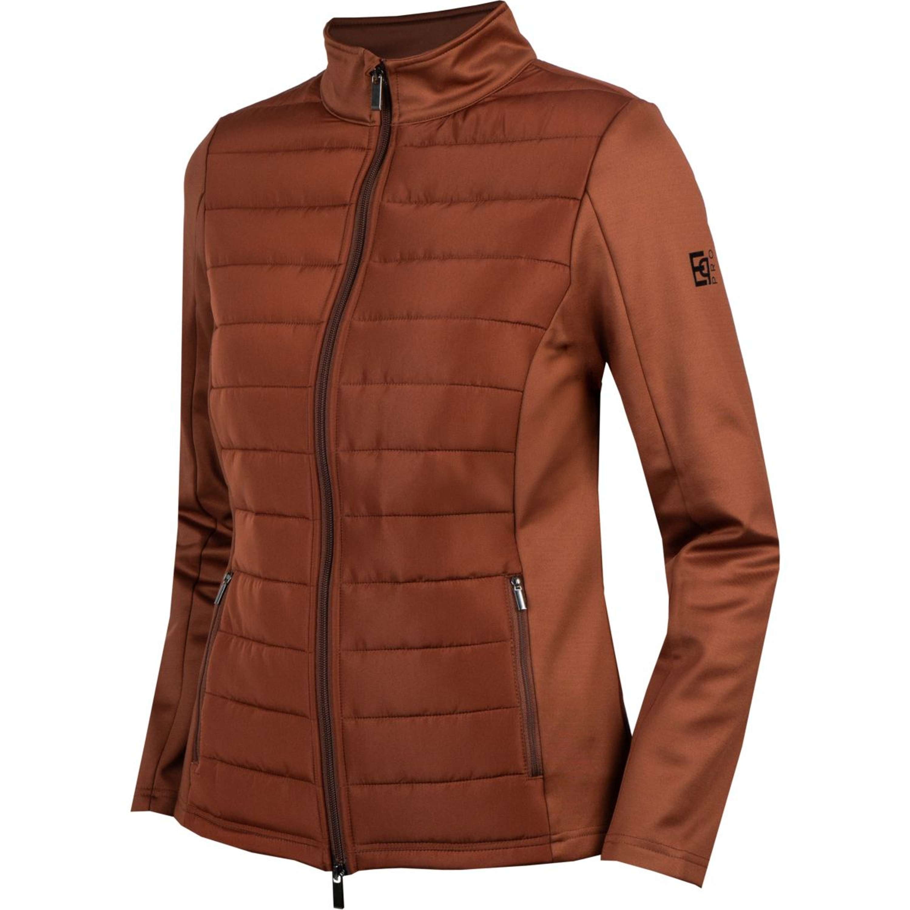 EQPRO Zip-Hoodie Geneviève Burnt Umber