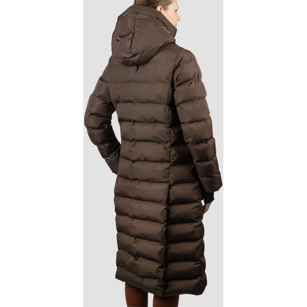 EQPRO Long Puffer Coat Eloise Chocolate