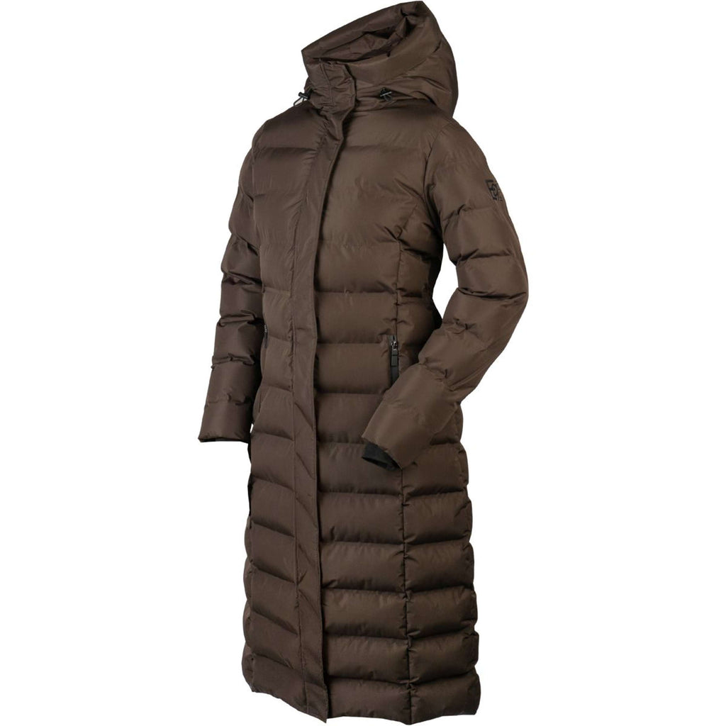 EQPRO Long Puffer Coat Eloise Chocolate