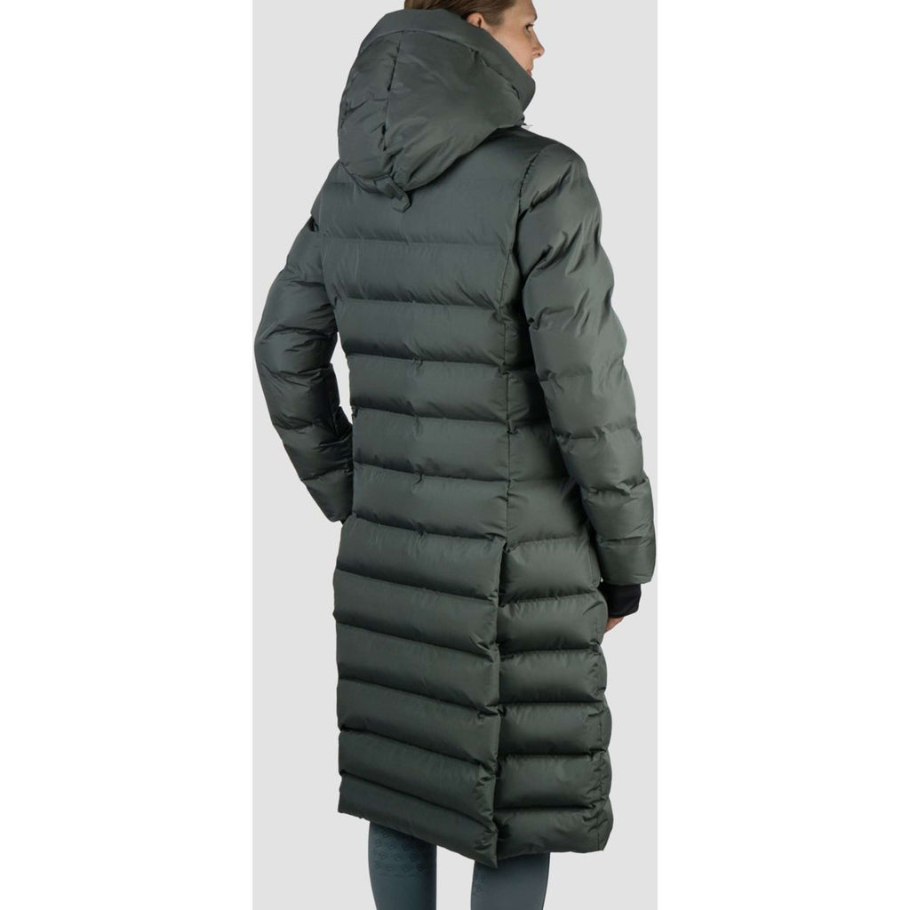 EQPRO Long Puffer Coat Eloise Shadow Steel