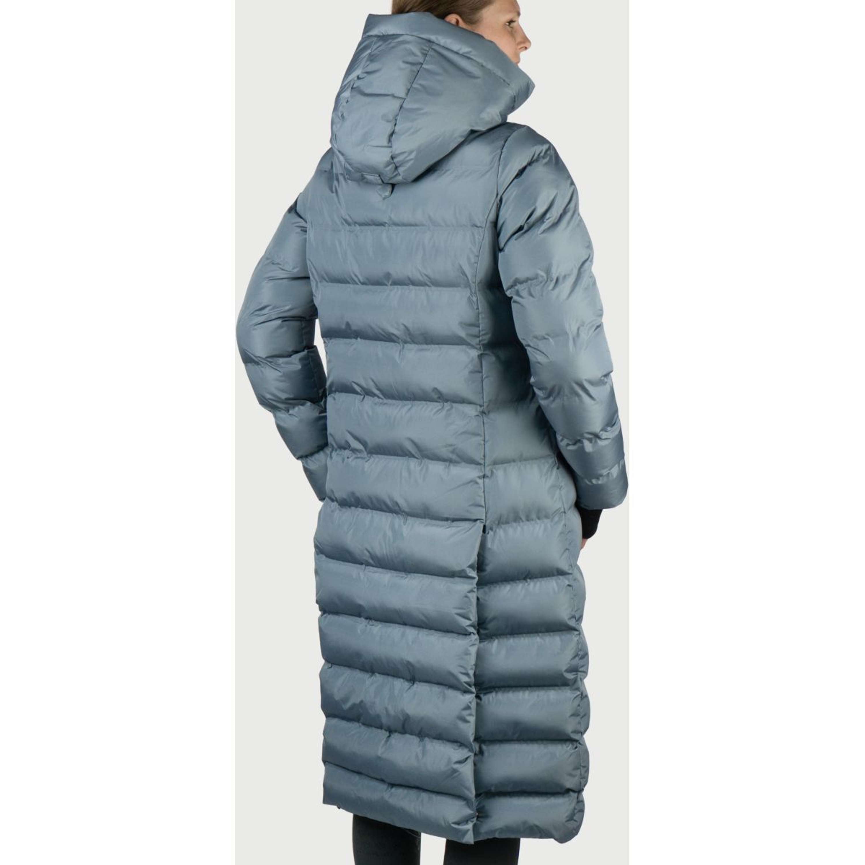EQPRO Long Puffer Coat Eloise Blue Mist
