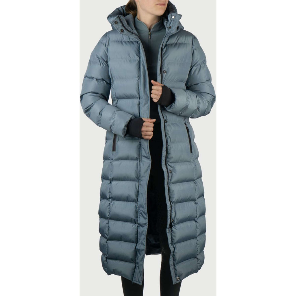 EQPRO Long Puffer Coat Eloise Blue Mist