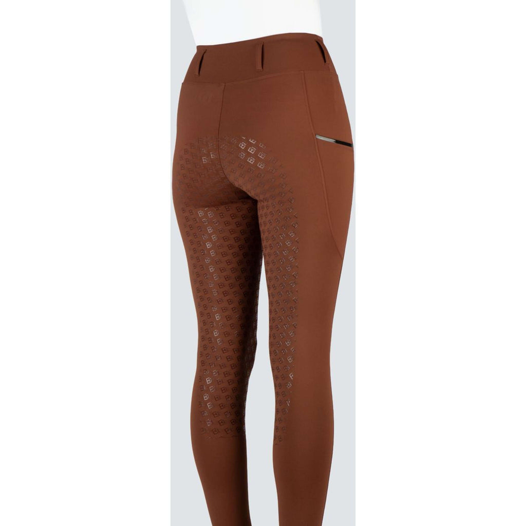 EQPRO Riding Legging Mindy Full Grip Burnt Umber