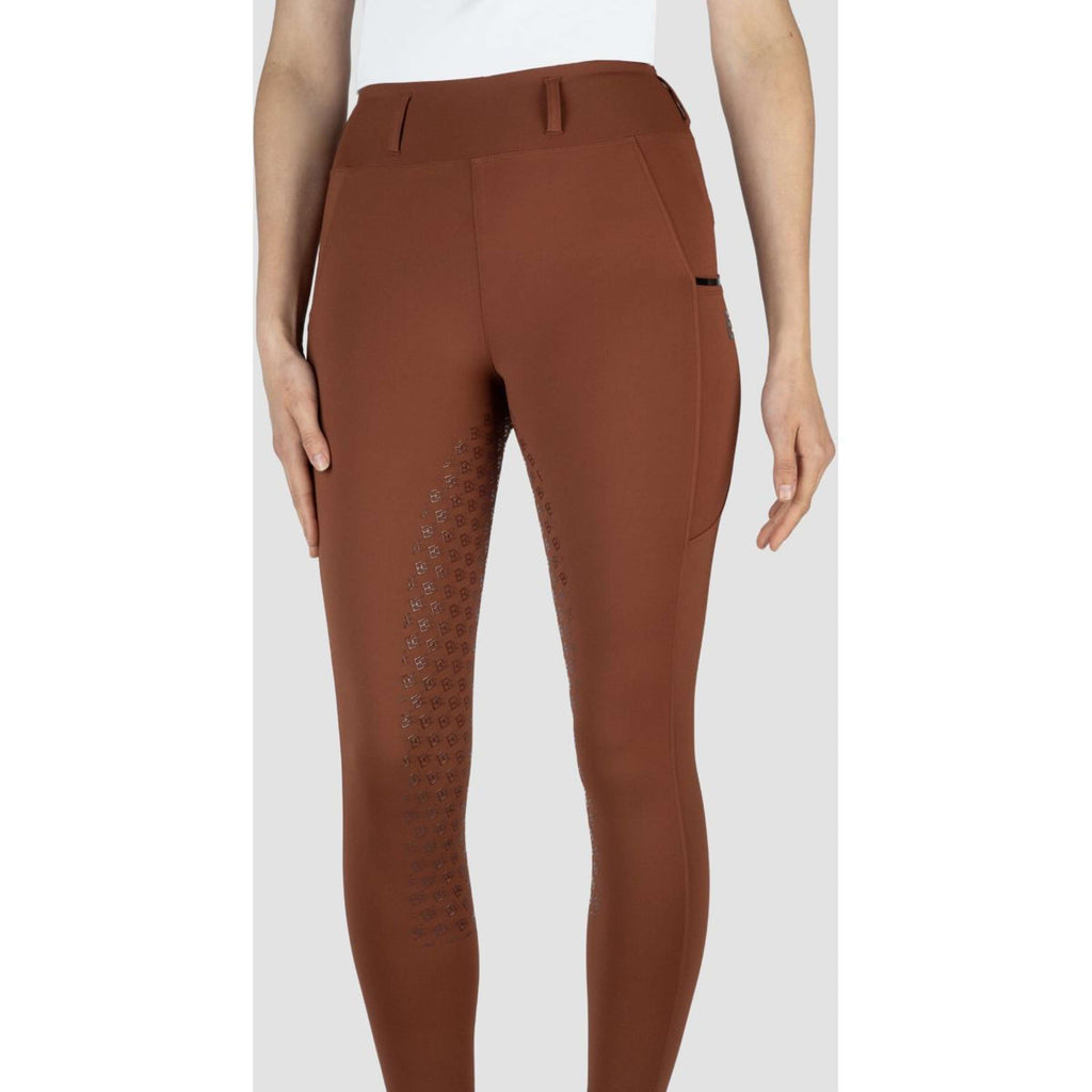 EQPRO Riding Legging Mindy Full Grip Burnt Umber