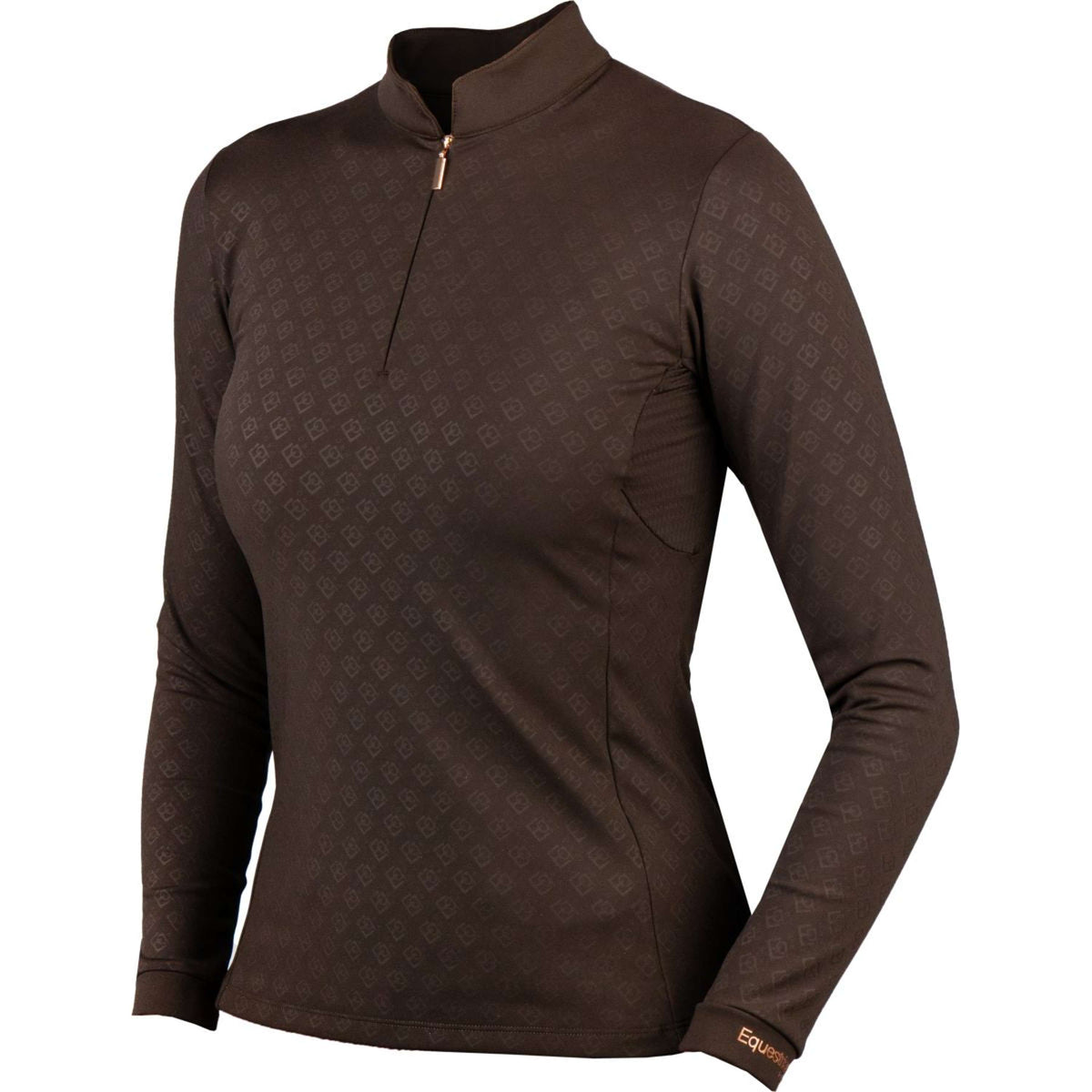 HORKA Shirt Emily Long Sleeves Dark Chocolate