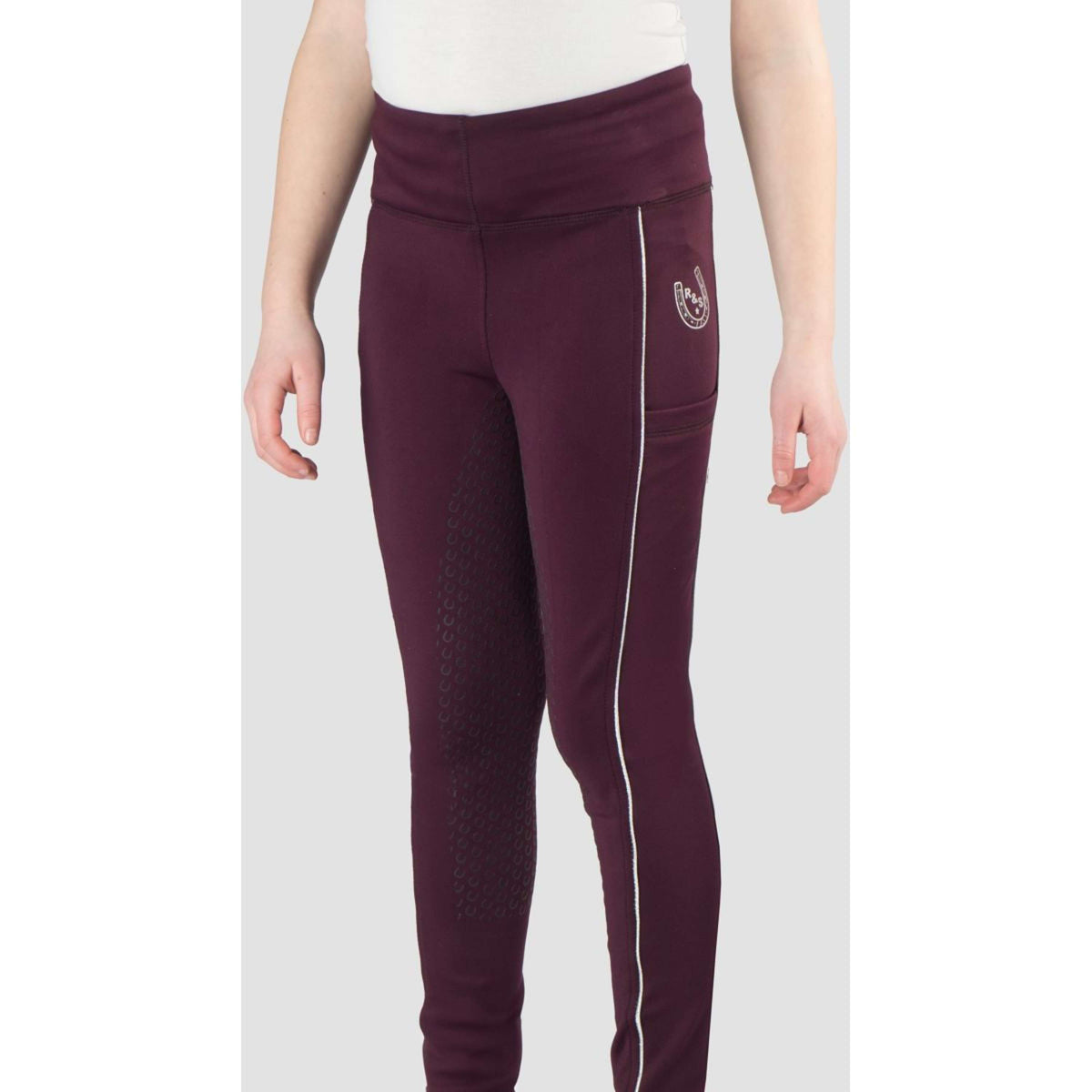 Red Horse Riding Legging Yuki Purple