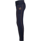 HORKA Riding Legging Yuki Blau/Rose