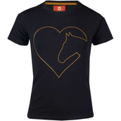 Red Horse T-Shirt Toppie Children Black/Rose