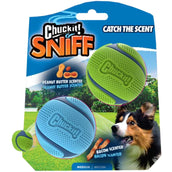 Chuckit Ball Sniff 2-pack Bacon end Peanut Butter