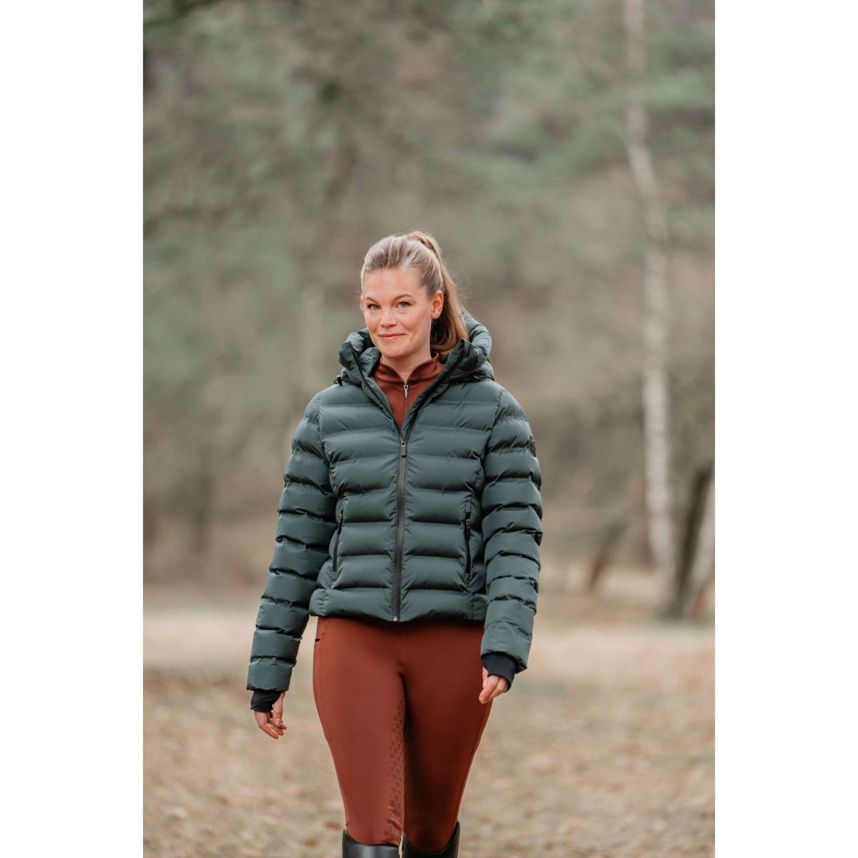 EQPRO Puffer Jacket Penelope Shadow Steel