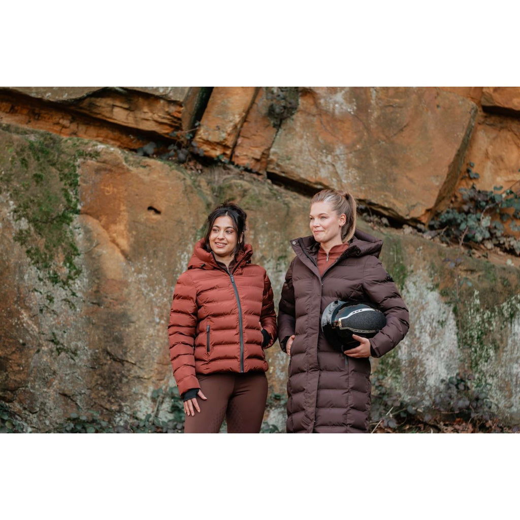 EQPRO Puffer Jacket Penelope Burnt Umber