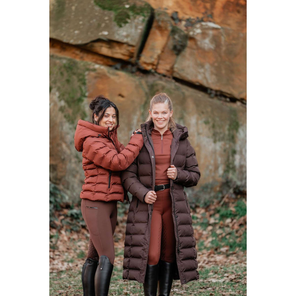 EQPRO Puffer Jacket Penelope Burnt Umber