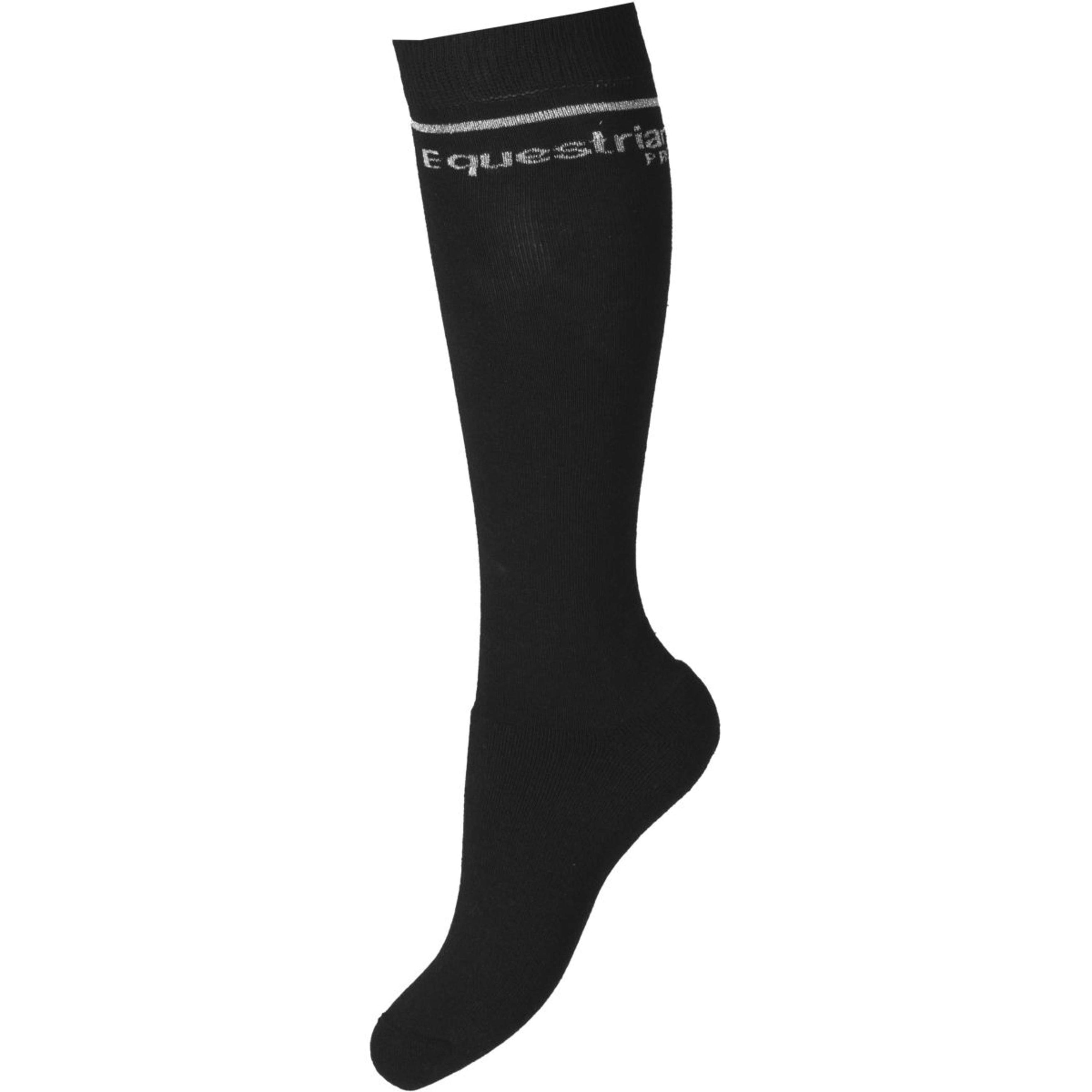 HORKA Socks Equestrian Pro Black/Silver