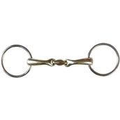 HORKA Loose Ring Snaffle 14mm Anatomic Double Jointed Goldbrass