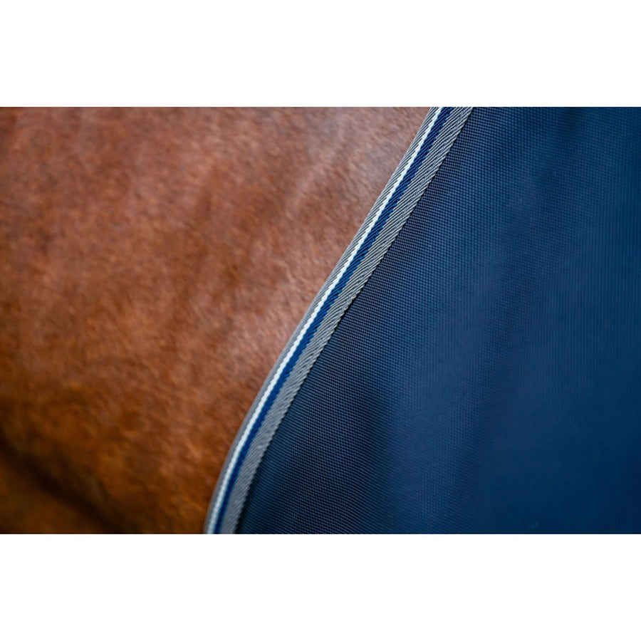 Rambo Turnout Rug 1680D Varilayer 250g Navy/Thunderstorm Grey/Silver