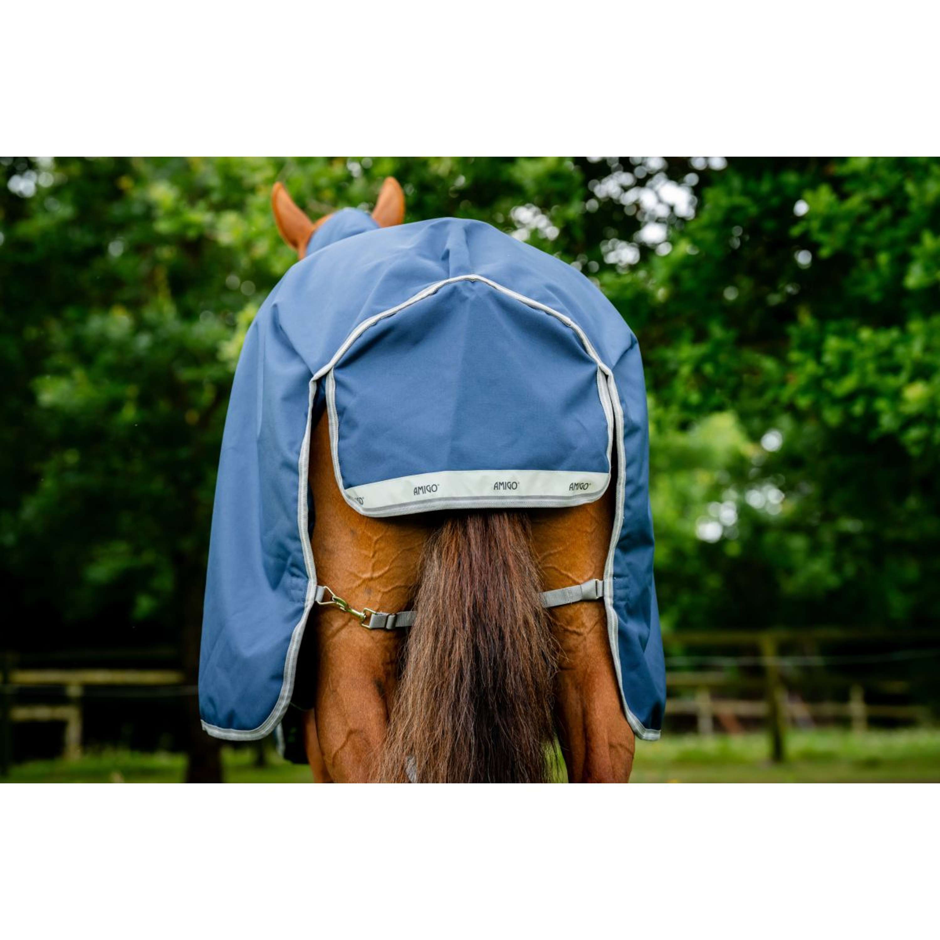 Amigo Turnout Bravo 100g Navy/Titanium Grey